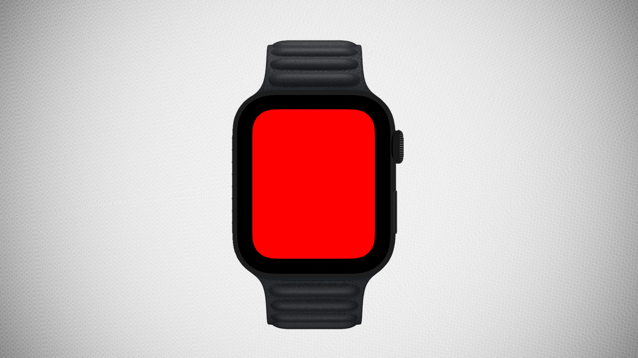 Pourquoi l'Apple Watch a une lampe de poche rouge?