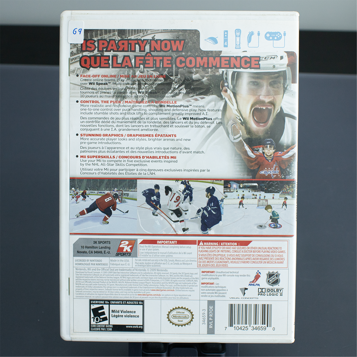 NHL 2K10 - Wii Game