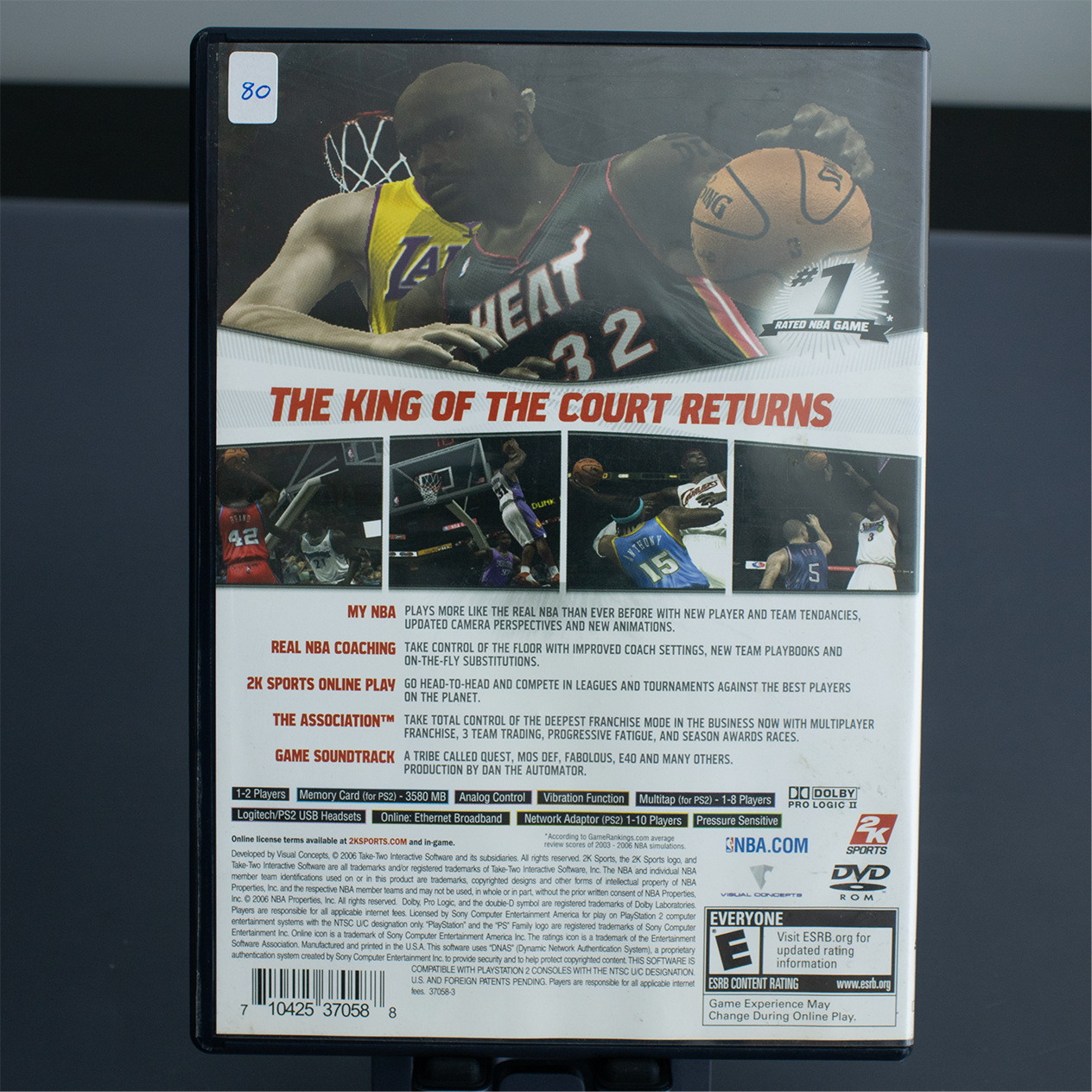 NBA2K7 - PS2 Game