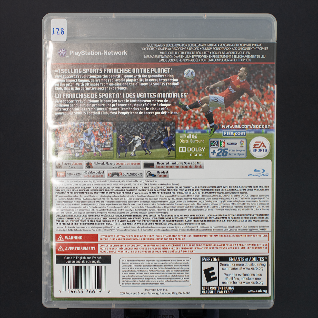 Fifa Soccer 12 - PS3 Game