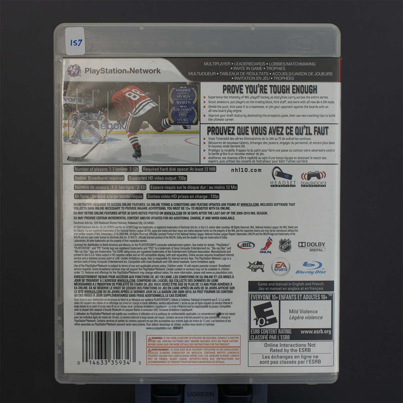 NHL10 - PS3 Game