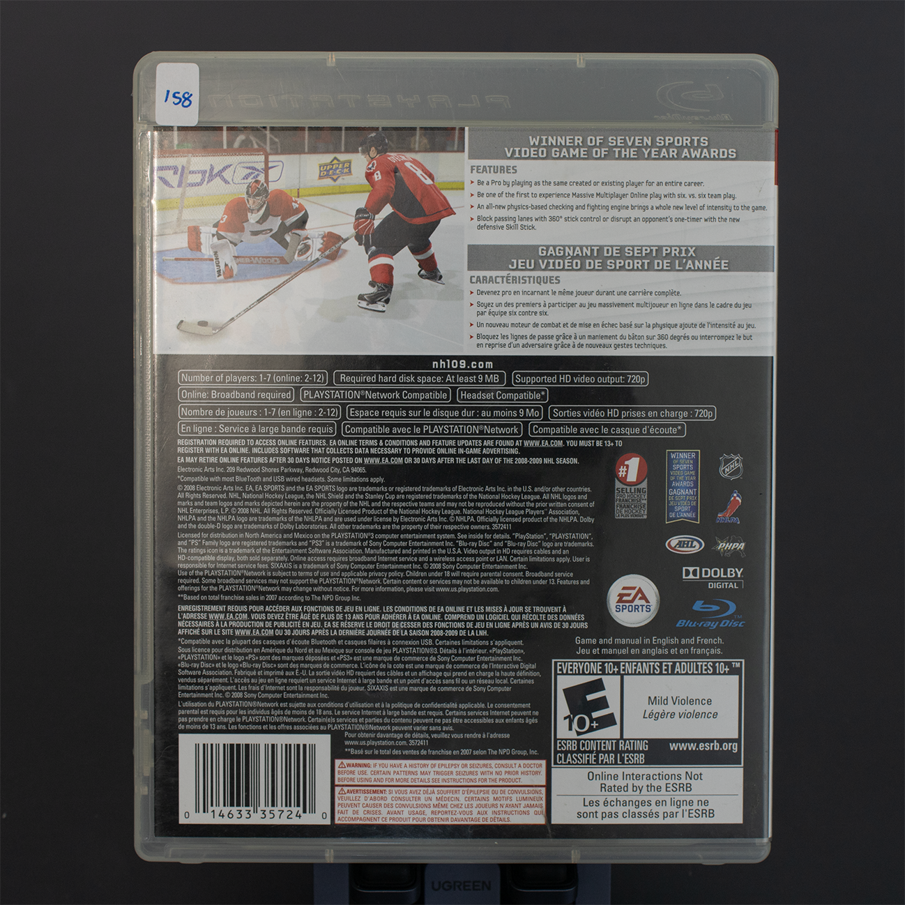 NHL09 - PS3 Game