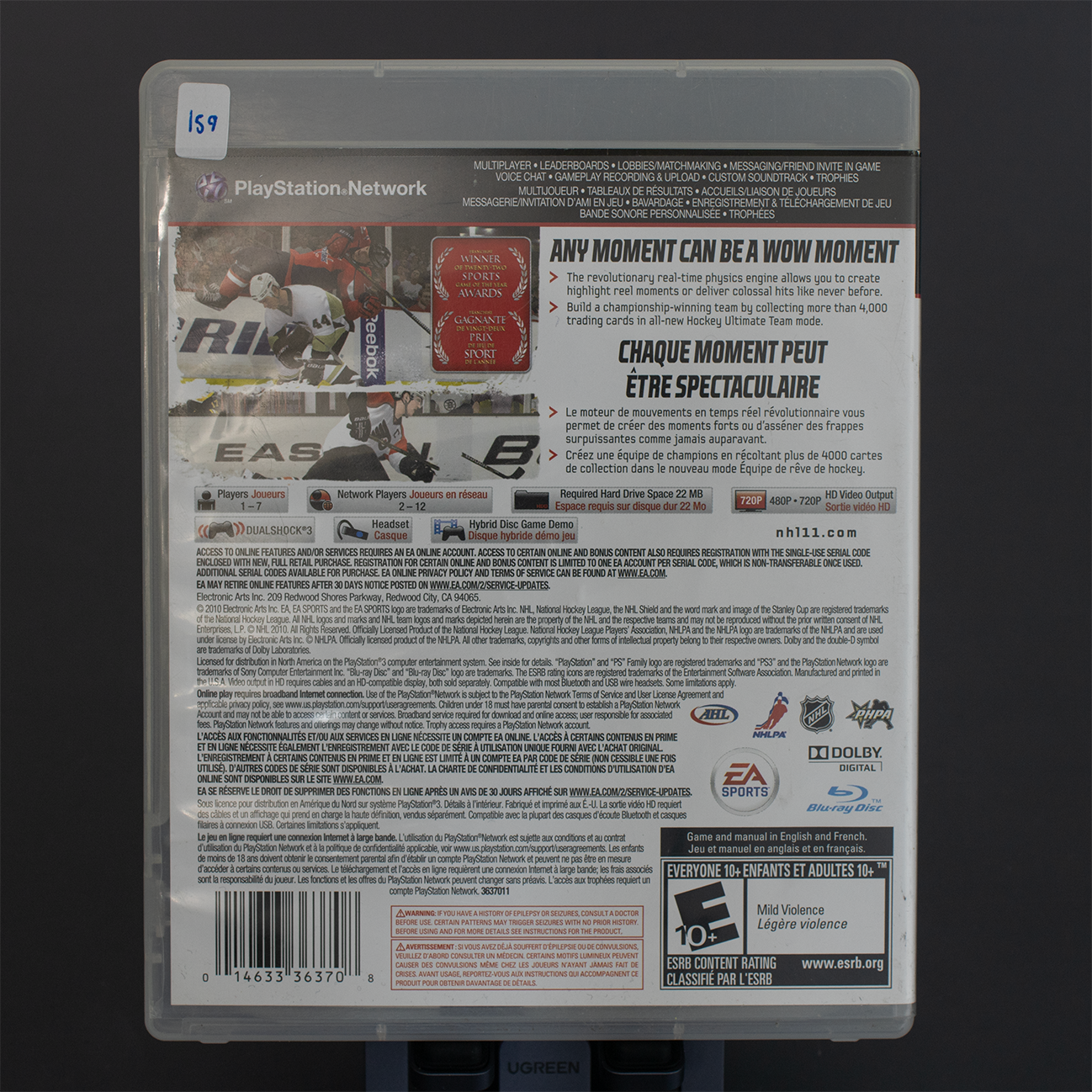 NHL11 - PS3 Game