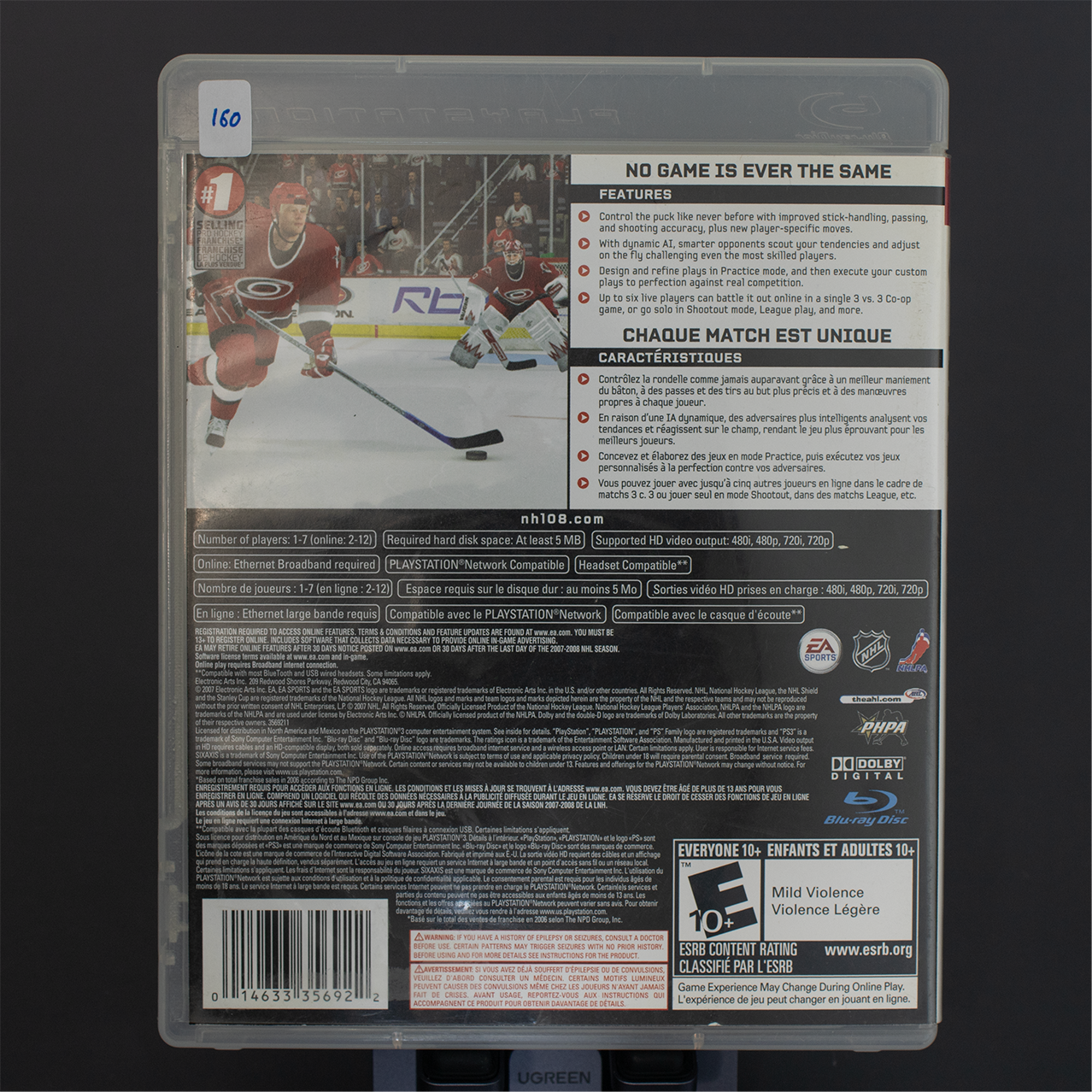 NHL08 - PS3 Game